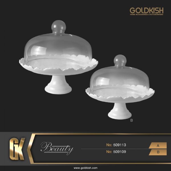 ست آشپزخانه کیک استند پایه‌ دار طرح Decal مدل 509109/13