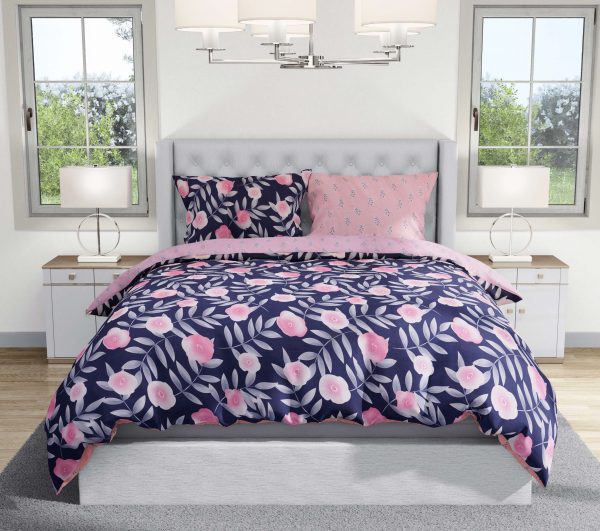 روتختی و ملحفه (دو نفره) طرح گل کد 60-Parnian