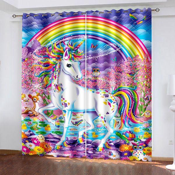 پرده پنلی چاپی اتاق کودک