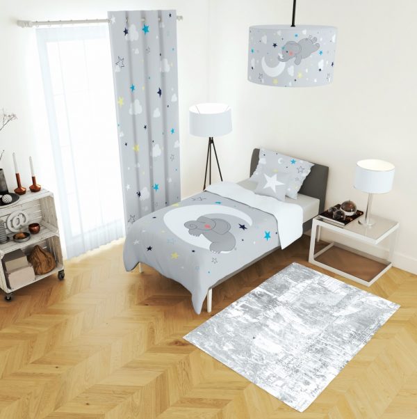 ست پرده و روتختی طرح فیل و ماه 605