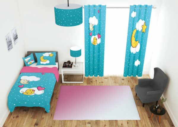 ست پرده و روتختی طرح جوجه 608