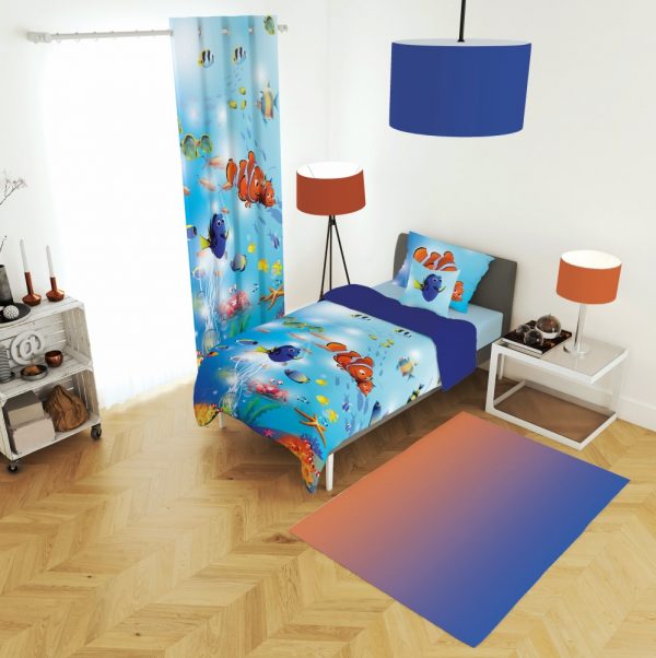 ست پرده و روتختی طرح کارتون نمو 610