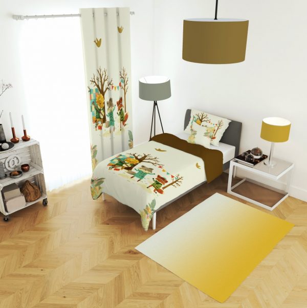 ست پرده و روتختی طرح حیوانات 612