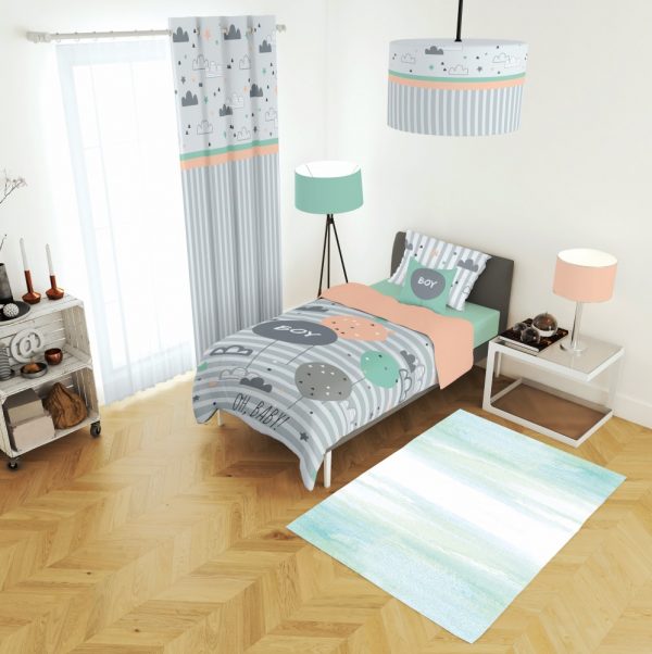 ست پرده و روتختی طرح خاص 619