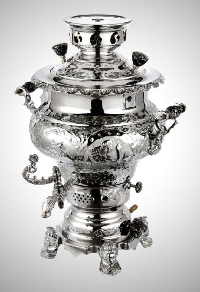 سماور ونوش ۶ لیتری ویکتوریا لبه ریختگی قلم سنتی A63