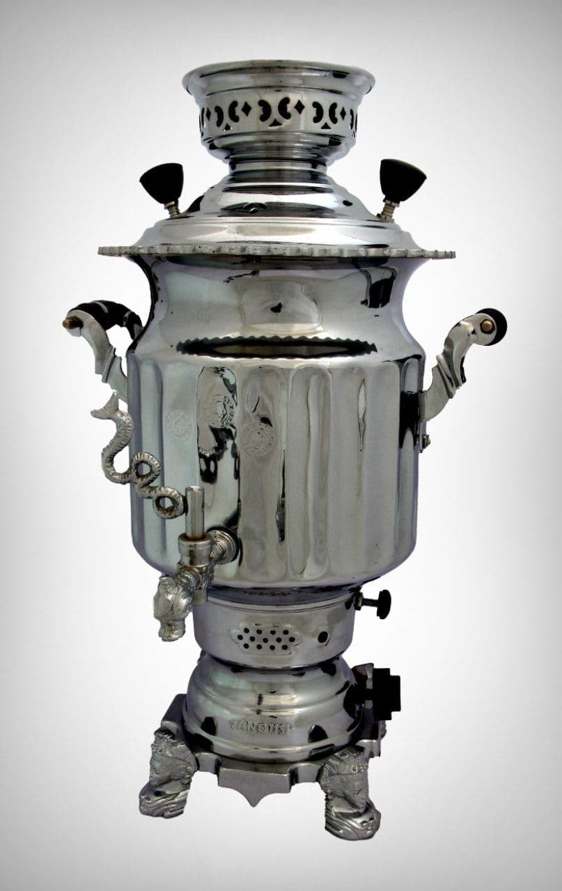 سماور ونوش ۶ لیتری اُرکیده لبه ریختگی ساده A64