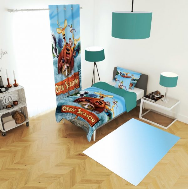 ست پرده و روتختی طرح فصل شکار 642