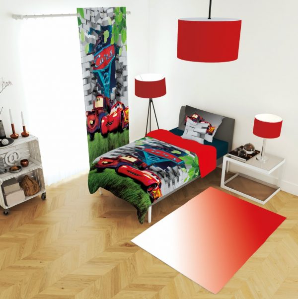 ست پرده و روتختی طرح ماشین ها 644