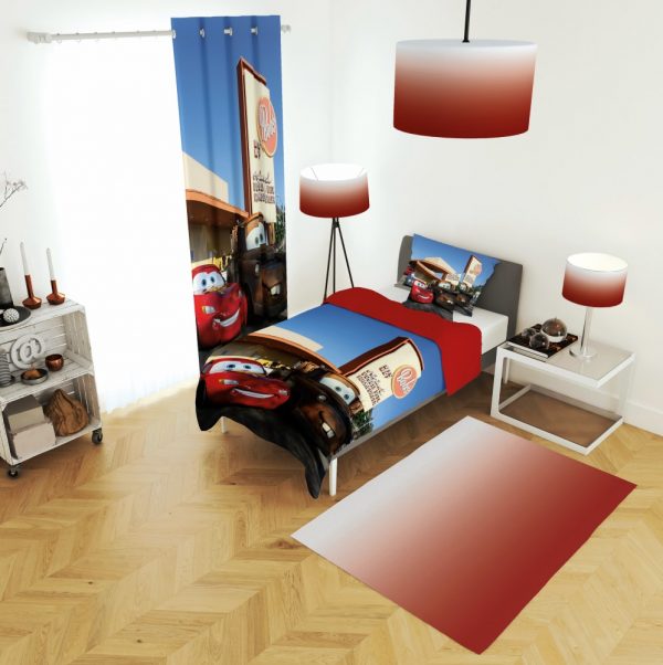 ست پرده و روتختی طرح ماشین ها 651