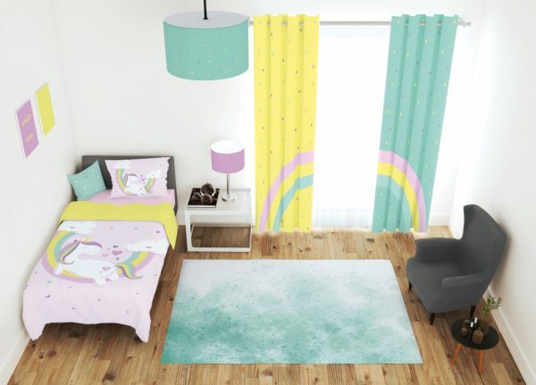 ست پرده و روتختی طرح پونی کوچولوی 661