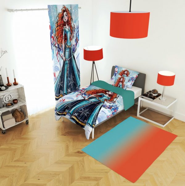 ست پرده و روتختی طرح انیمیشن شجاع 681