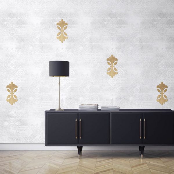 کاغذ دیواری طرح گل کد 40406