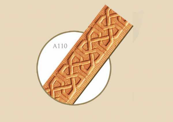 قاب چوبی پرده گلایل / فندقی نقره ای