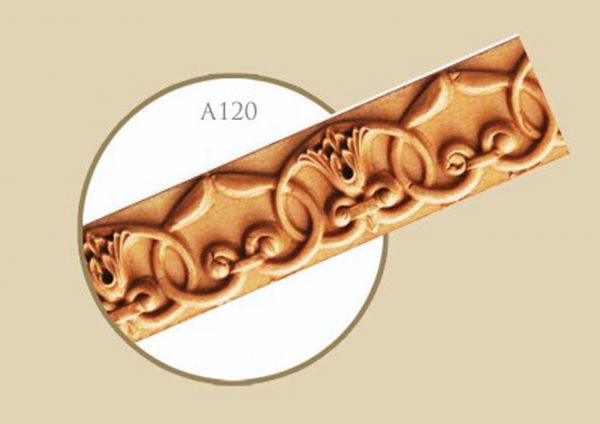 قاب چوبی پرده ترمه / عسلی نقره ای