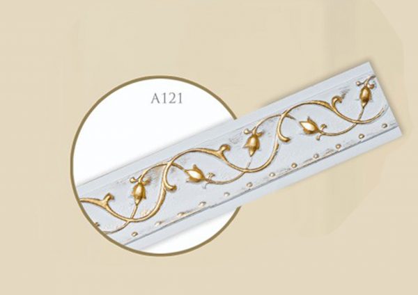 قاب چوبی پرده شیاردار چوبی 17 سانت / فندقی