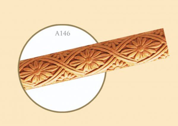 قاب چوبی پرده زنبق جدید / فندقی گل شسته