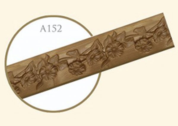 قاب چوبی پرده زرین / فندقی گل شسته