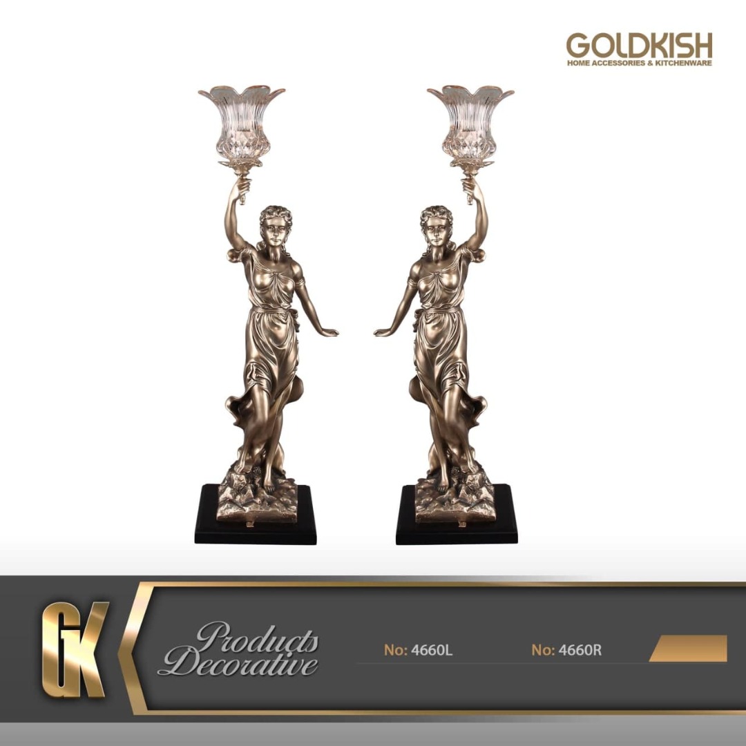 مجسمه شمعدان برنز مدل ۴۶۶۰