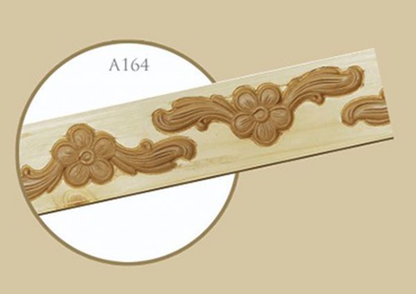 قاب چوبی پرده شیار دار / فندوقی طلایی