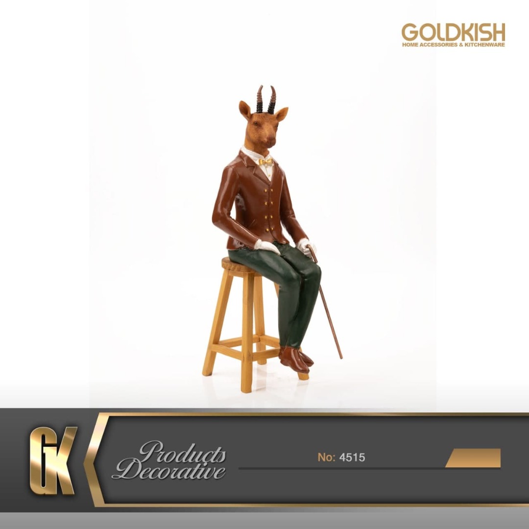 مجسمه گوزن نشسته مدل ۴۵۱۵
