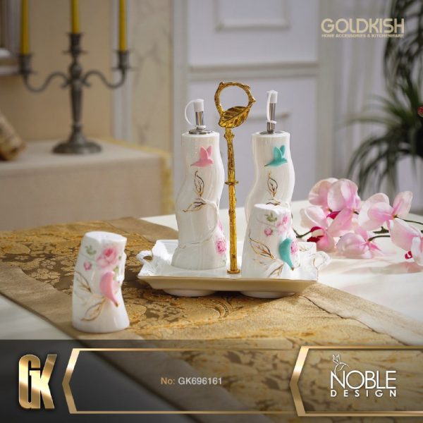 ست آشپزخانه نمک و جا آبلیمو طرح Noble مدل GK696161