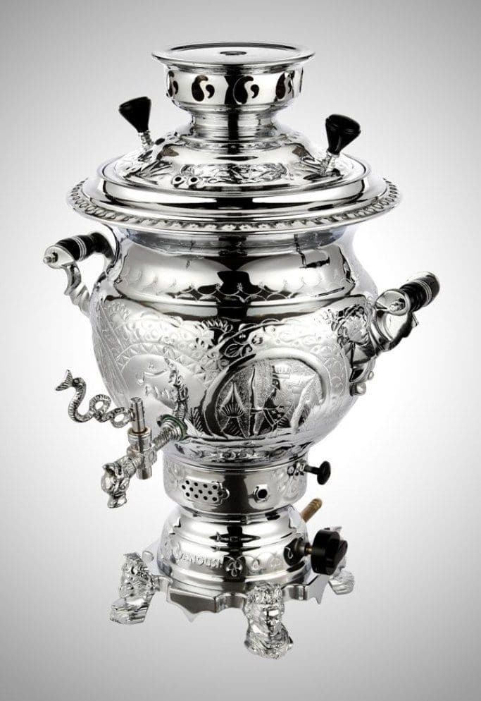 سماور ونوش ۷ لیتری جولیا لبه ورق قلم سنتی A74