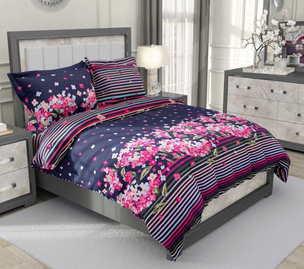 روتختی و ملحفه (دو نفره) طرح گل کد 79-Sevda-B