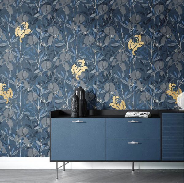 کاغذ دیواری طرح گل کد 40407