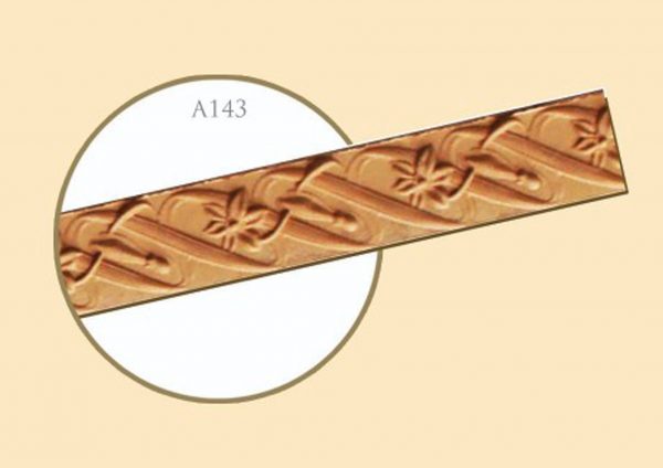قاب چوبی پرده ماهک / سفید طلایی