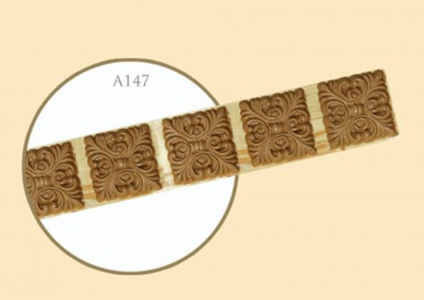 قاب چوبی پرده زنبق جدید / فندقی گل شسته