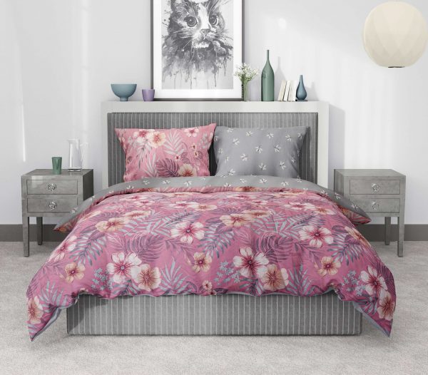روتختی و ملحفه (دو نفره) طرح گل کد 82-Soner-A