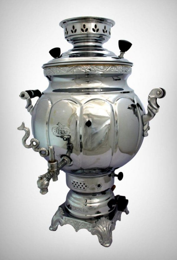 سماور ونوش 10 لیتری روسی ساده ترکدار A88