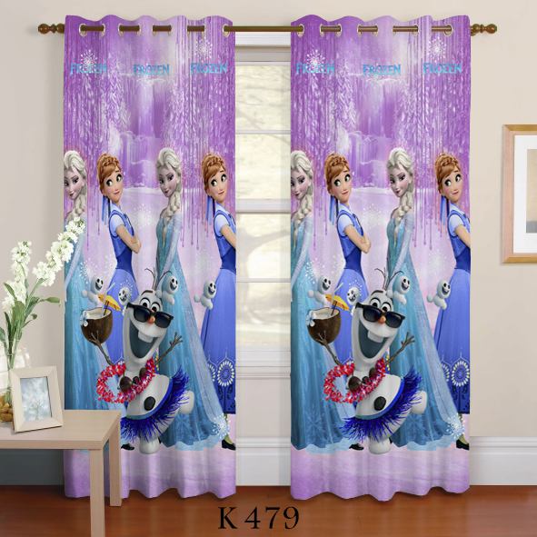 پرده چاپی طرح فروزن k 469