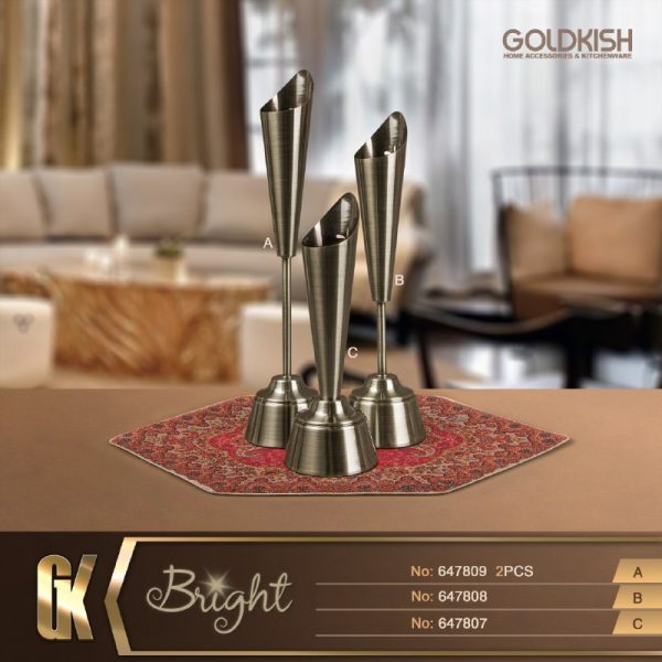 شمعدان کوچک/متوسط/بزرگ مدل 647807/8/9