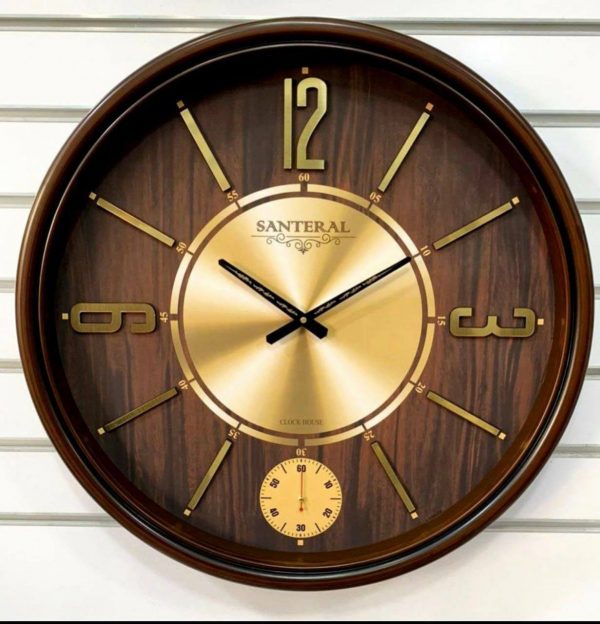 ساعت دیواری سانترال M90 طرح چوب کد WD90