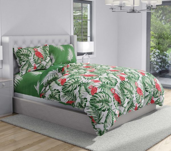 روتختی و ملحفه (دو نفره) طرح برگ کد 90-Island-A