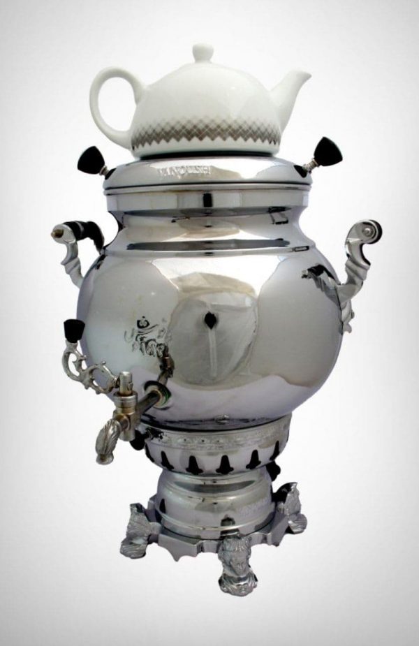 سماور ونوش 10 لیتری روسی سه کاره ساده A94