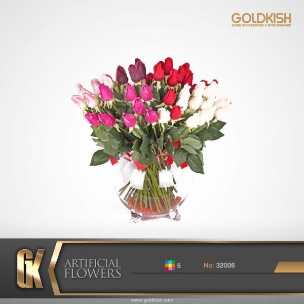 گل مصنوعی لمسی مدل 32006