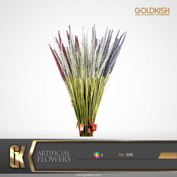 گل مصنوعی گندمی مدل 038