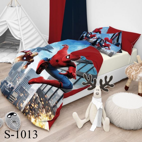 روتختی و ملحفه ( تک نفره ) مرد عنکبوتی کد S1013