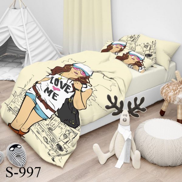 روتختی و ملحفه ( تک نفره ) دختر کد S997