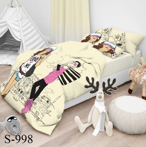 روتختی و ملحفه ( تک نفره ) دختر S998