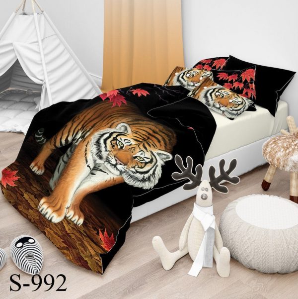 روتختی و ملحفه ( تک نفره ) ببر S992