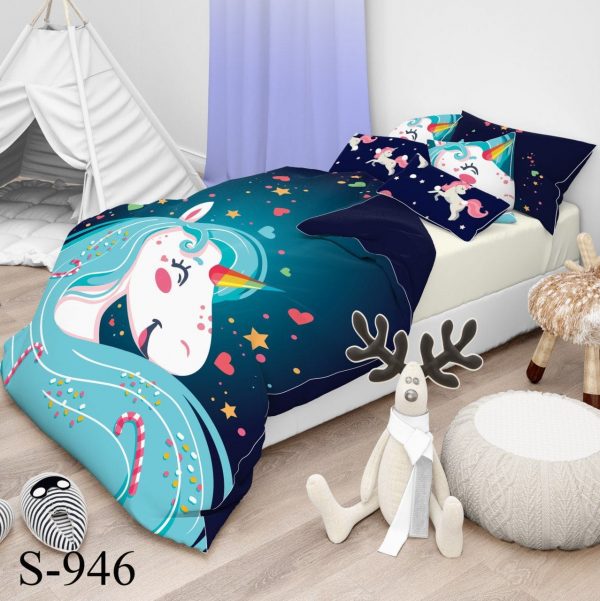 روتختی و ملحفه ( تک نفره ) تک شاخ S946