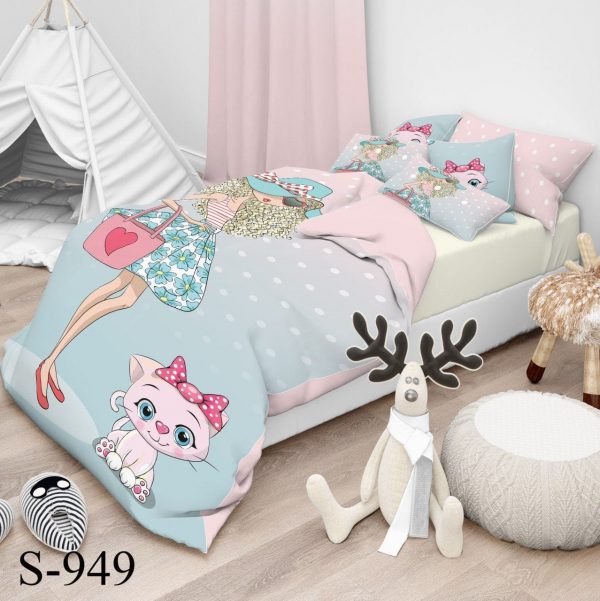 روتختی و ملحفه ( تک نفره ) دختر S949
