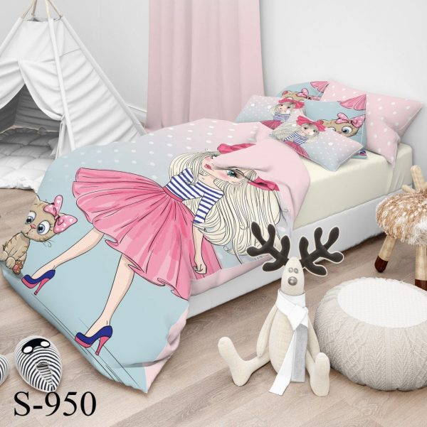 روتختی و ملحفه ( تک نفره ) دختر S950