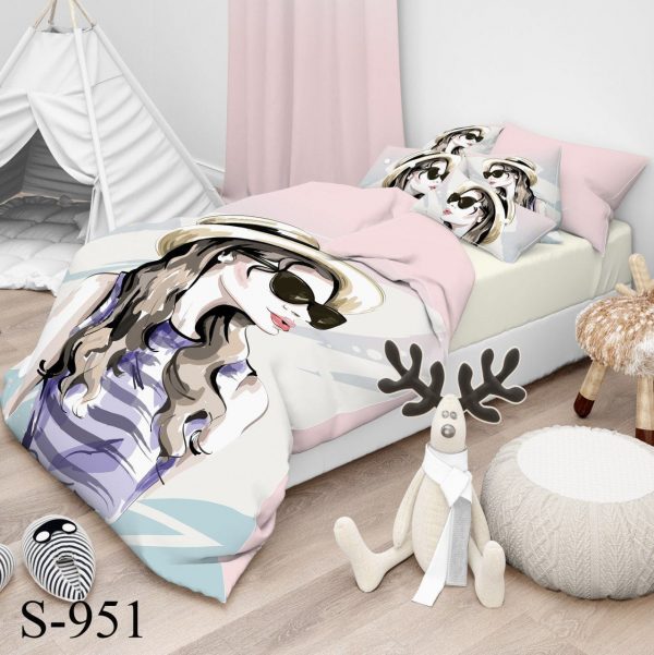 روتختی و ملحفه ( تک نفره ) دختر S951