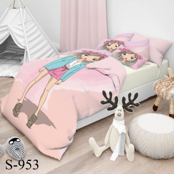 روتختی و ملحفه ( تک نفره ) دختر S953