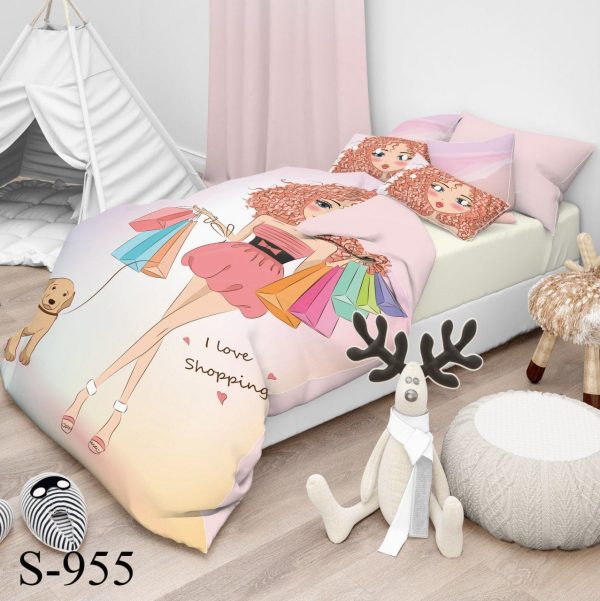 روتختی و ملحفه ( تک نفره ) دختر S955