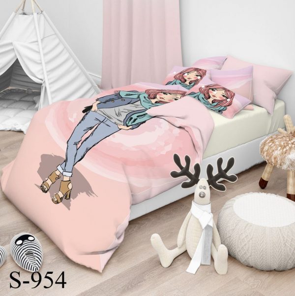 روتختی و ملحفه ( تک نفره ) دختر S954